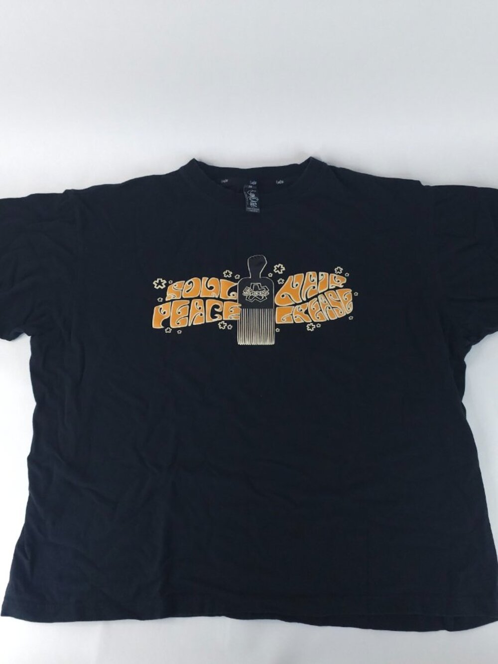 Snoop Dogg T Shirt Mens 3XL Black Soul Hair Peace Grease Y2K Rap Hip Hop Vintage
